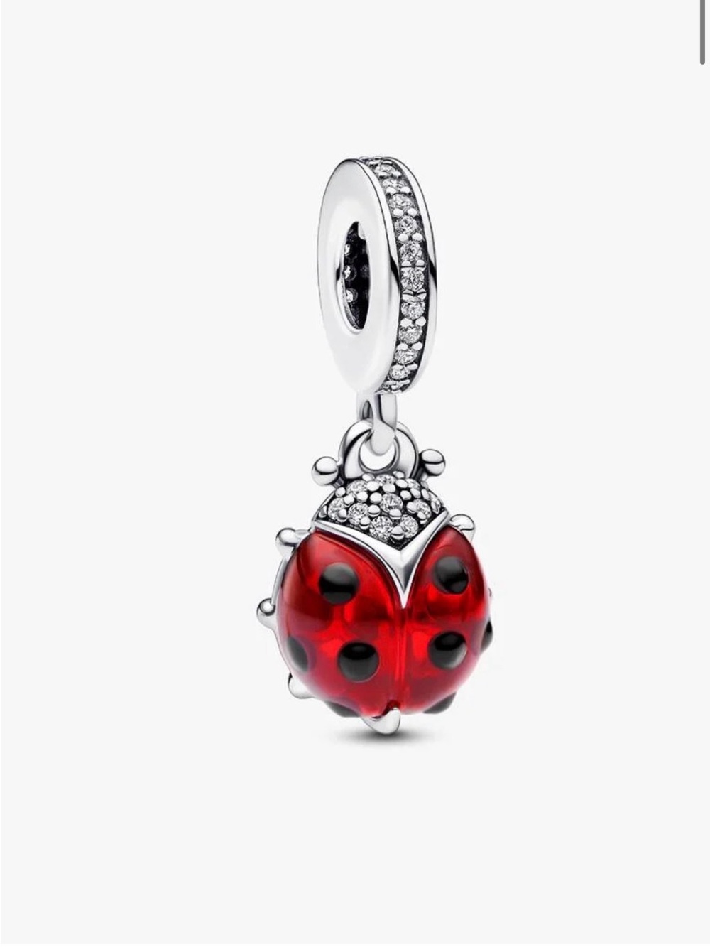 Red Ladybug Dangle Charm